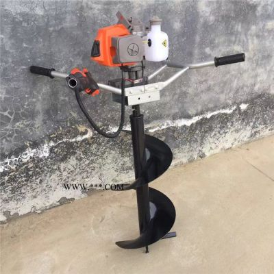圣魯牌 生產鉆坑機視頻 汽油打眼機型號 栽樹挖坑機