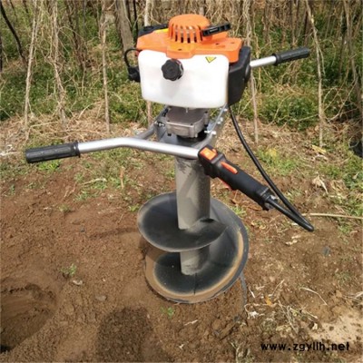 便攜式汽油挖坑機  兩沖程栽樹挖坑機